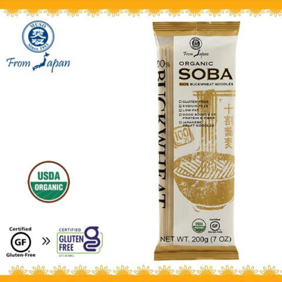 100%有機蕎麥麵 Organic & gluten-free 100% buckwheat soba (200g)