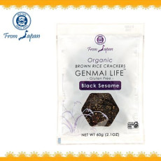 有機黑芝麻玄米餅 Organic black sesame macrobiotic crackers (60g)